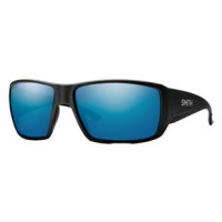 Smith Guide's Choice XL Chromapop Sunglasses - Men's Matte Black / Chromapop Glass Blue Mirror Polarized