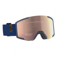 Scott Shield Goggle - Unisex One Size Dark Blue/Majolica Blue