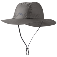 Outdoor Research Helium Rain Full Brim Hat Pewter L/XL