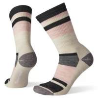 Smartwool Striped Light Hiking Crew Sock - Women's M Bicycle Charcoal