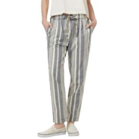 Tentree Jericho Pant - Women's Dark Ocean Blue / Elm White / Hemp Fortex Stripe XL Regular