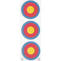 Kinsey's Archery Maple Leaf Target Face SOLD INDIVIDUALLY 3-Spot Vertical