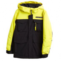 Burton Covert Jacket - Boys' XL True Black / Sulphur Yellow