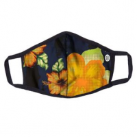 Stance Hibiscus Smear Face Mask - Unisex One Size Classic Navy