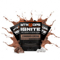 MTN OPS Hot Ignite Energy And Focus Powder 30SERV Charged Cocoa