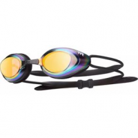 TYR Blackhawk Mirrored Racing Swim Goggles One Size Gold/Metallic/Rainbow