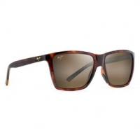 Maui Jim Cruzem Polarized Rectangular Sunglasses HCL Bronze Tortoise Polarized