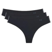 Under Armour Pure Stretch Thong 3-pack Printed - Women's Black S