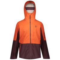 Scott Vertic 3L Jacket - Men's M Orange Pumpkin/Red Fudge