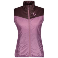 Scott Insuloft Light PL Vest - Women's Red Fudge / Cassis Pink L
