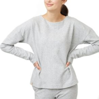 Tentree Clay Long Sleeve Top - Women's Hi Rise Grey L