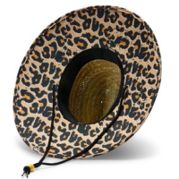 Hemlock Wide Brimmed Hat Leopard Print One Size