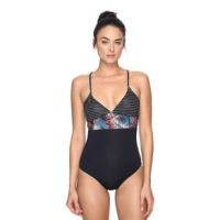 Carve Designs Dahlia One Piece Swimsuit - Women's Black Kauai Multi M