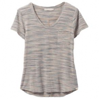 prAna Foundation V-Neck T-Shirt - Women's XL Frost