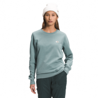 The North Face Heritage Patch Crew - Women's M Silver Blue Heather