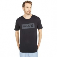Hurley Everyday Washed One And Only Boxed Texture Tee Shirt - Men's L Black