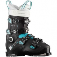 Salomon S/Pro X80 CS Ski Boot Women's - 2021 24-24.5 Black/Beluga