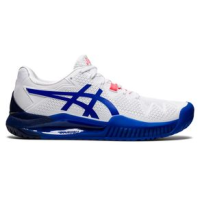 Asics Gel-Resolution 8 Tennis Shoe - Women's White / Lapiz Lazuli Blue 11 D