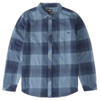Billabong Coastline Flannel Shirt - Men's XL Slate Blue