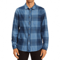 Billabong Coastline Flannel Shirt - Men's S Slate Blue