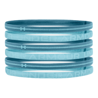 Under Armour Heathered Mini Headband 6 pack - Women's Blue Flannel / Sky Blue One Size 6 Pack