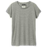 prAna Cozy Up T-shirt - Women's Kale Heather Stripe M