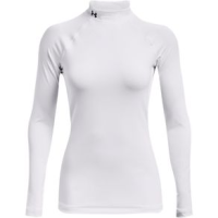 Under Armour Authentics Mock Neck - Women's White / Black L