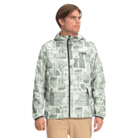 The North Face Cyclone Jacket - Men's XL Green Mist Distorted Logo Print