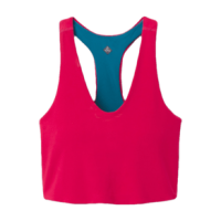 prAna Momento Crop Top - Women's Red Berry S