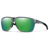 Smith Leadout PivLock Sunglasses Cement Crystal / Chromapop Green Mirror Non Polarized