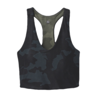 prAna Momento Crop Top - Women's Black Camo XS