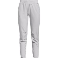 Under Armour Squad Woven Pants - Girls' Halo Gray / White L Regular