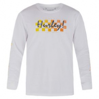 Hurley Everyday Washed Finishline Long Sleeve T-shirt - Men's L Cream White