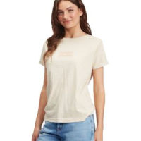 Roxy Sunshine Phrase Graphic Tee - Women's Tapioca M