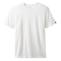 prAna Crew Tall T-Shirt - Men's M Cream White