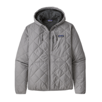 Patagonia Diamond Quilted Bomber Hoody - Men's Salt Grey XS