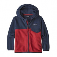 Patagonia Micro D Snap-T Fleece Jacket - Infant 6M Fire w/New Navy