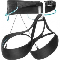 Black Diamond airNET Climbing Harness - Women's XS Black/Aqua Verde
