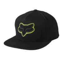 Fox Neon Glow Snapback Hat One Size Black