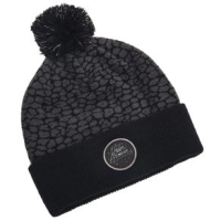 Under Armour Graphic Knit Pom Beanie - Girls' Black One Size