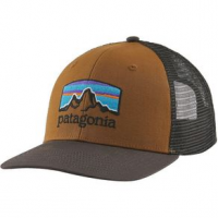 Patagonia Fitz Roy Horizons Trucker Hat One Size Bear Brown