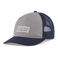 Patagonia Pastel P-6 Label Layback Trucker Hat - Women's Salt Grey / New Navy One Size