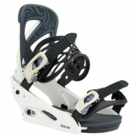 Burton Scribe Re:Flex Snowboard Bindings - Women's M Stout White