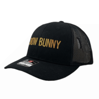 Richardson Low Pro Trucker Hat - Women's Black /Metallic Gold M/L