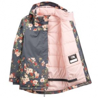 The North Face Freedom Extreme Insulated Jacket - Girls' S Vanadis Grey Floral Print