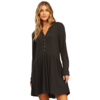 Billabong Always Lounging Dress - Women's Off Black S