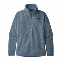 Patagonia Better Sweater 1/4 Zip Fleece Jacket - Women's S Berlin Blue