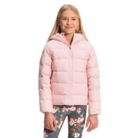 The North Face Moondoggy Hooded Jacket - Youth M Peach Pink