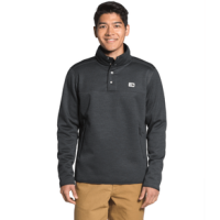 The North Face Sherpa Patrol 1/4 Snap Pullover Asphalt Grey White Heather S