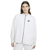 Nike Sportswear Essential Fleece Cardigan - Women's S Birch Heather / Black